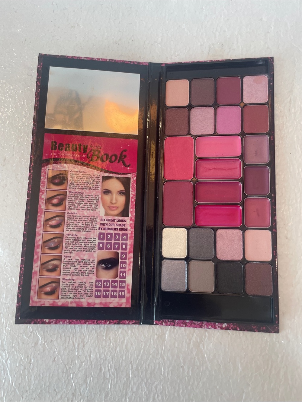 The color workshop beauty by the book makeup cosmetic Palette eye lips cheeks